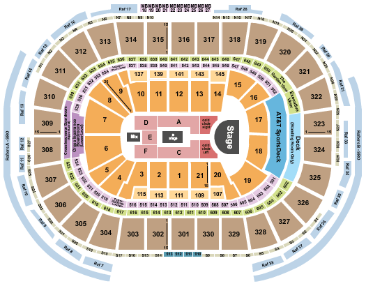 TD Garden Rosalía Seating Chart