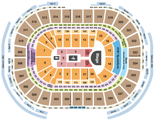 TD Garden Rosalía Seating Chart